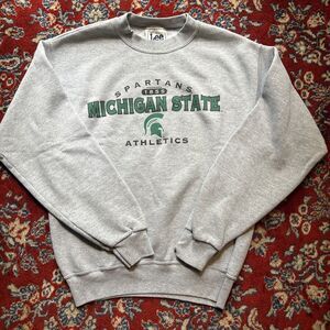 VTG Lee Sport Michigan State Spartans Sweatshirt Youth Sz Large (fits Adult Sm)